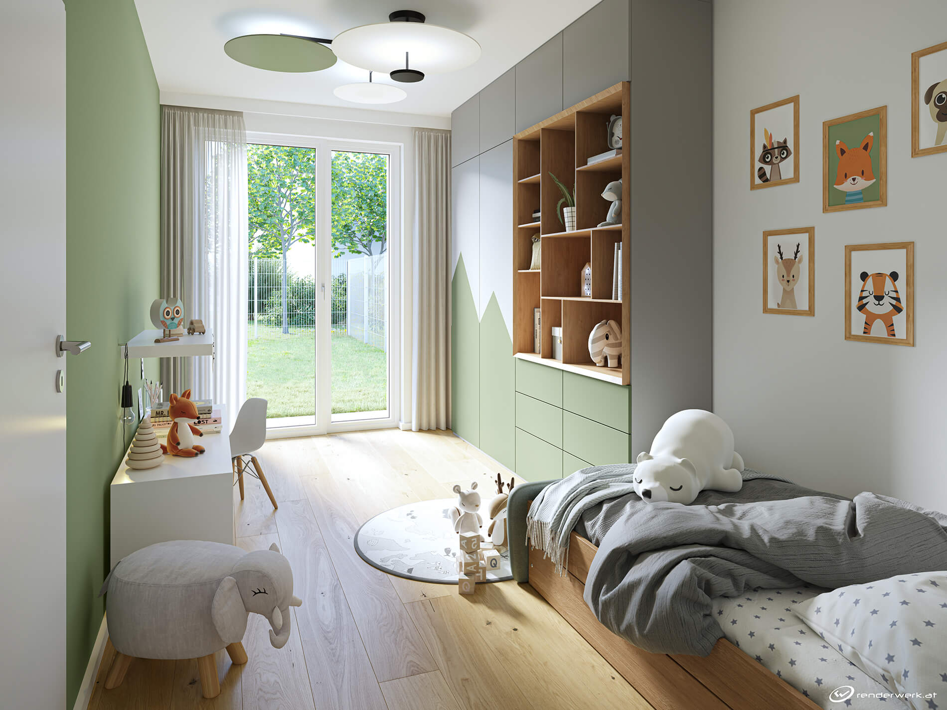Renderwerk Visualisierung Kinderzimmer Animals