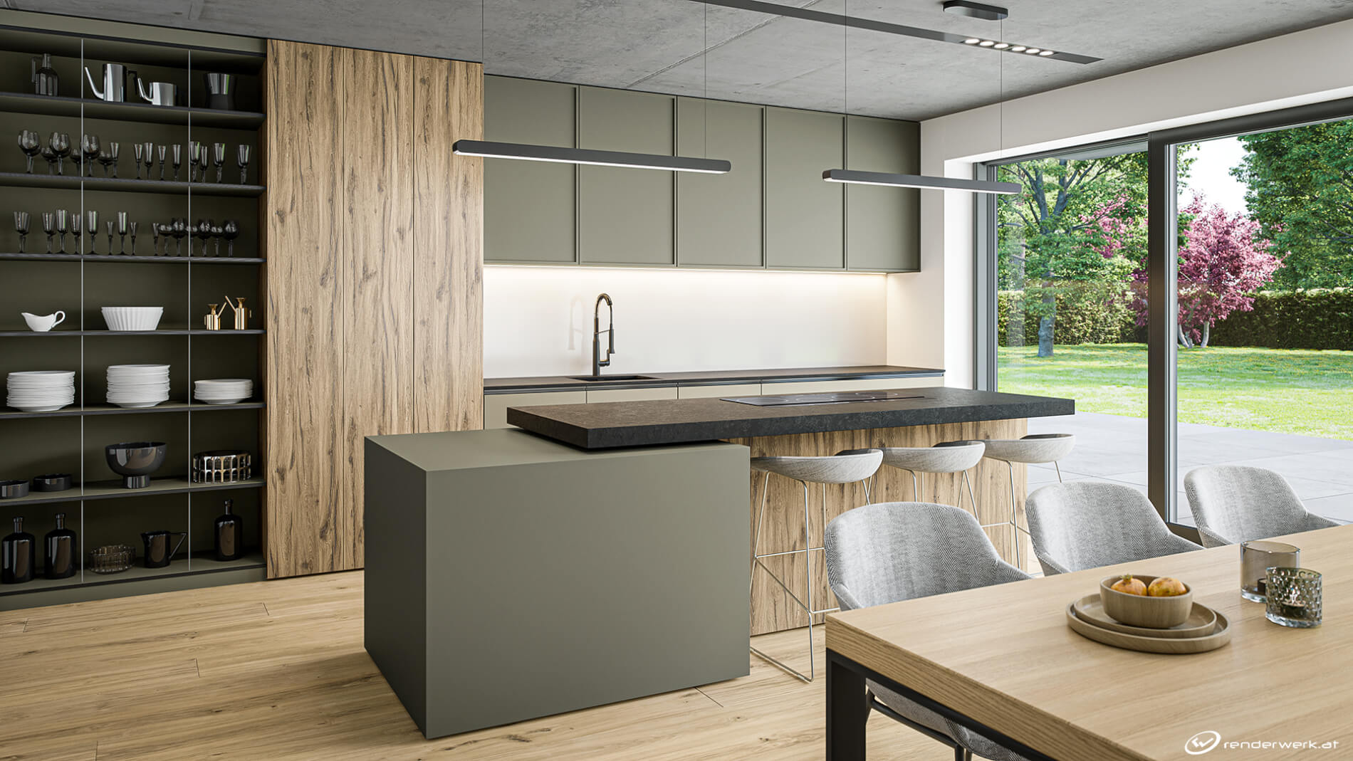Renderwerk Visualisierung Küche
